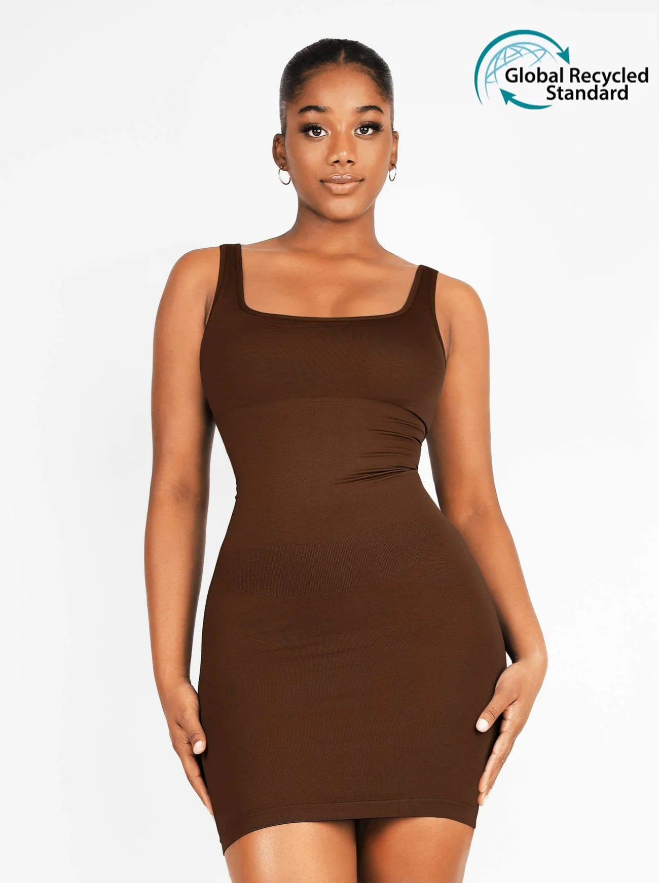 Seamless Dress Dark Brown