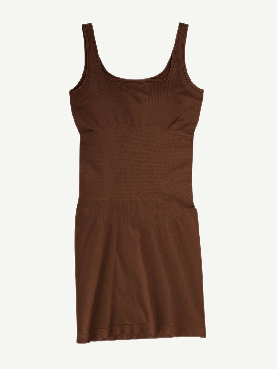 Seamless Dress Dark Brown